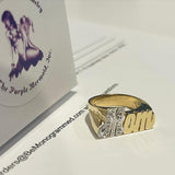 diamond name ring Mom